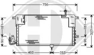 Diederichs 8224300 - Kondenser, kondisioner furqanavto.az