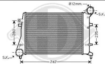 Diederichs 8224706 - Intercooler, şarj cihazı furqanavto.az