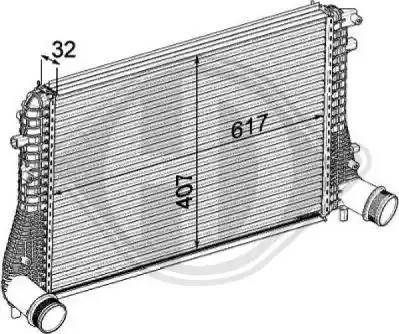 Diederichs 8224708 - Intercooler, şarj cihazı furqanavto.az