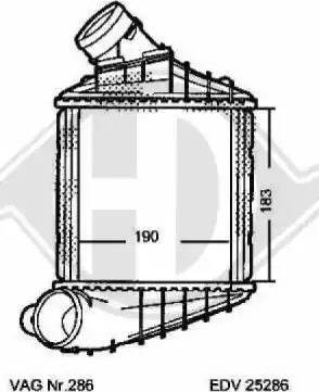 Diederichs 8226506 - Intercooler, şarj cihazı furqanavto.az