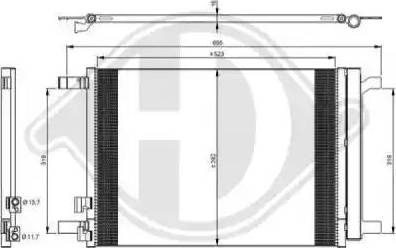 Diederichs 8221600 - Kondenser, kondisioner furqanavto.az