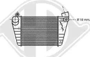 Diederichs 8221305 - Intercooler, şarj cihazı furqanavto.az