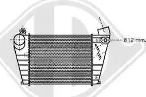 Diederichs 8221306 - Intercooler, şarj cihazı furqanavto.az