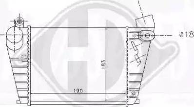 Diederichs 8221307 - Intercooler, şarj cihazı furqanavto.az