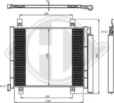 Diederichs 8223600 - Kondenser, kondisioner furqanavto.az