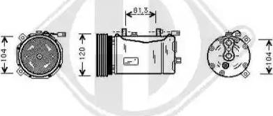 Diederichs 7221200 - Kompressor, kondisioner furqanavto.az