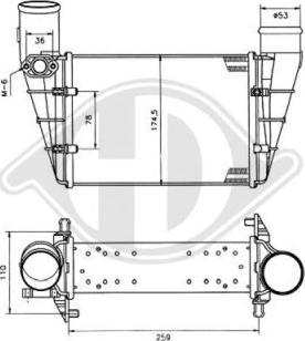 Diederichs DCA1053 - Intercooler, şarj cihazı furqanavto.az