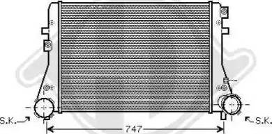 Diederichs 8221410 - Intercooler, şarj cihazı furqanavto.az