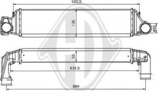 Diederichs DCA1079 - Intercooler, şarj cihazı furqanavto.az