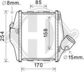 Diederichs DCA1130 - Intercooler, şarj cihazı furqanavto.az