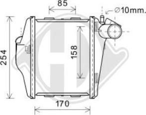 Diederichs DCA1131 - Intercooler, şarj cihazı furqanavto.az