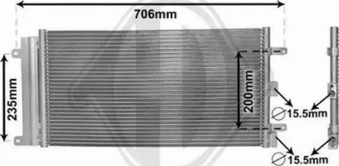 Diederichs DCC1628 - Kondenser, kondisioner furqanavto.az