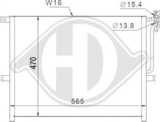 Diederichs DCC1053 - Kondenser, kondisioner furqanavto.az