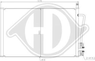 Diederichs DCC1171 - Kondenser, kondisioner furqanavto.az