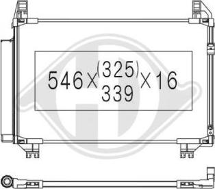 Diederichs DCC1829 - Kondenser, kondisioner furqanavto.az
