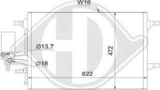 Diederichs DCC1873 - Kondenser, kondisioner furqanavto.az