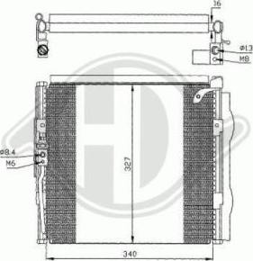 Diederichs DCC1201 - Kondenser, kondisioner furqanavto.az