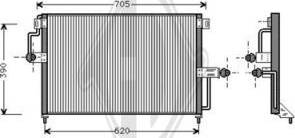 Diederichs DCC1285 - Kondenser, kondisioner furqanavto.az