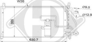 Diederichs DCC1288 - Kondenser, kondisioner furqanavto.az