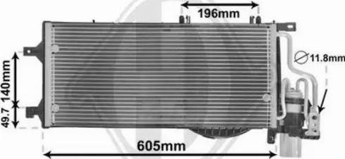 Diederichs DCC1746 - Kondenser, kondisioner furqanavto.az
