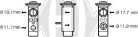 Diederichs DCE1055 - Genişləndirici klapan, kondisioner furqanavto.az