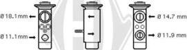 Diederichs DCE1056 - Genişləndirici klapan, kondisioner furqanavto.az