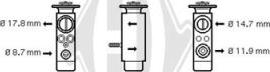 Diederichs DCE1005 - Genişləndirici klapan, kondisioner furqanavto.az