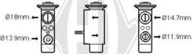 Diederichs DCE1019 - Genişləndirici klapan, kondisioner furqanavto.az