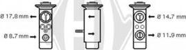 Diederichs DCE1012 - Genişləndirici klapan, kondisioner furqanavto.az