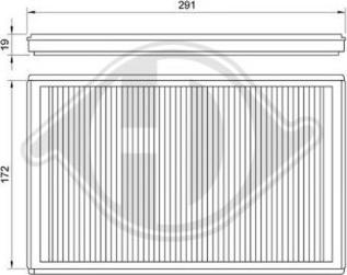 Diederichs DCI0017 - Filtr, daxili hava furqanavto.az