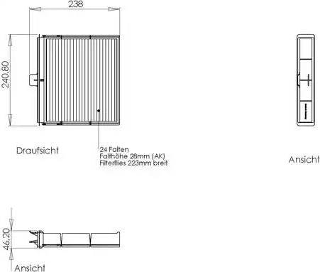 Diederichs DCI1116 - Filtr, daxili hava furqanavto.az