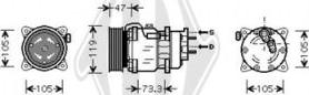 Diederichs DCK1443 - Kompressor, kondisioner furqanavto.az