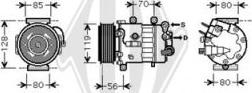 Diederichs DCK1452 - Kompressor, kondisioner furqanavto.az