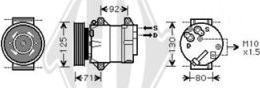 Diederichs DCK1502 - Kompressor, kondisioner furqanavto.az