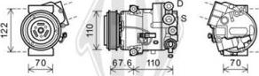 Diederichs DCK1695 - Kompressor, kondisioner furqanavto.az