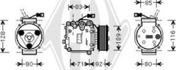 Diederichs DCK1696 - Kompressor, kondisioner furqanavto.az