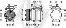 Diederichs DCK1647 - Kompressor, kondisioner furqanavto.az