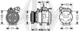 Diederichs DCK1680 - Kompressor, kondisioner furqanavto.az
