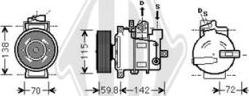 Diederichs DCK1061 - Kompressor, kondisioner furqanavto.az