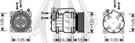 Diederichs DCK1007 - Kompressor, kondisioner furqanavto.az