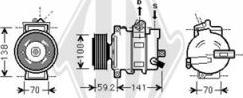 Diederichs DCK1073 - Kompressor, kondisioner furqanavto.az