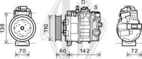 Diederichs DCK1077 - Kompressor, kondisioner furqanavto.az