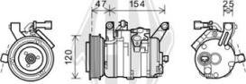 Diederichs DCK1151 - Kompressor, kondisioner furqanavto.az