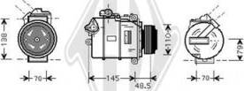 Diederichs DCK1109 - Kompressor, kondisioner furqanavto.az