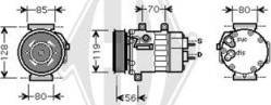Diederichs DCK1183 - Kompressor, kondisioner furqanavto.az
