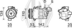 Diederichs DCK1121 - Kompressor, kondisioner furqanavto.az