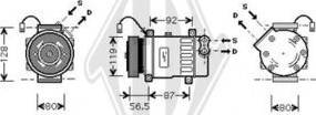 Diederichs DCK1172 - Kompressor, kondisioner furqanavto.az