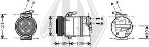 Diederichs DCK1399 - Kompressor, kondisioner furqanavto.az