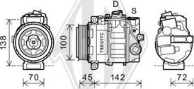 Diederichs DCK1343 - Kompressor, kondisioner furqanavto.az