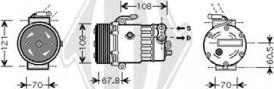 Diederichs DCK1381 - Kompressor, kondisioner furqanavto.az